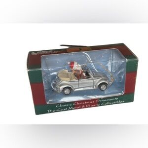 Maisto Silver vintage 2000 Volkswagen diecast Christmas Ornament